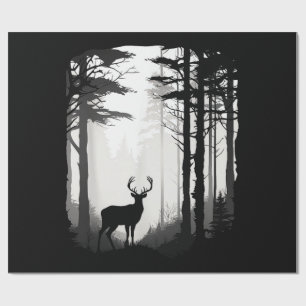 Papel De Regalo Fauna del bosque de ciervos