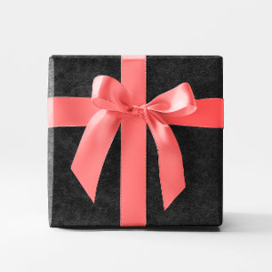 Papel De Regalo Faux Black Leather