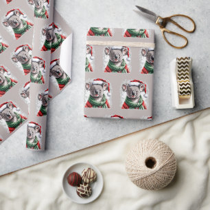 Papel De Regalo Favoritos divertidos de los Navidades de animales