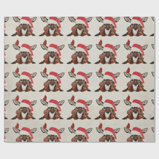 PAPEL DE REGALO FAWN & CARDINAL CHRISTMAS