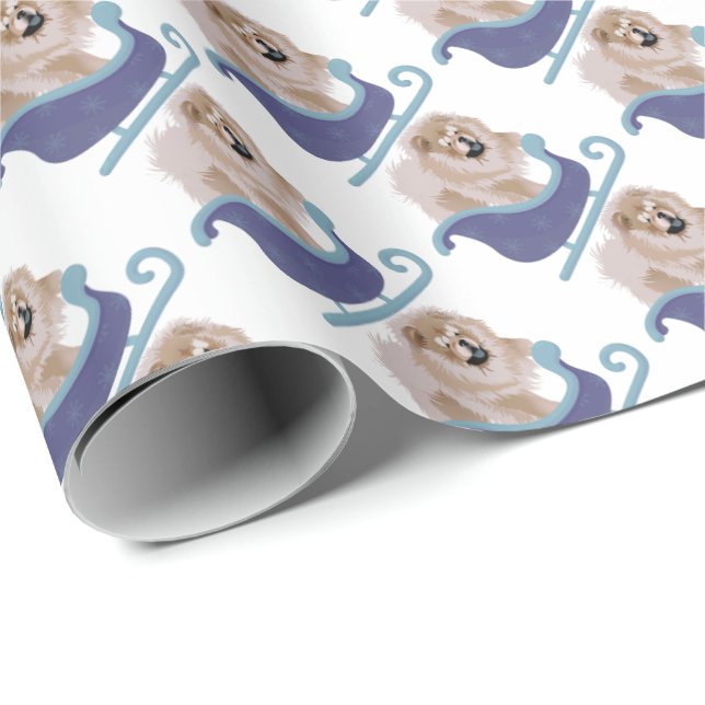 Papel de regalo Fawn Chow SOBRE EL RÍO (Esquina del rollo)