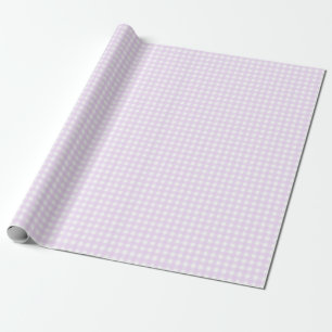 Papel De Regalo Faye y Lauren Pastel Purple Gingham