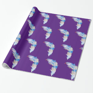 Papel De Regalo Feathers