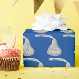 Papel De Regalo Felices besos de chocolate de cumpleaños
