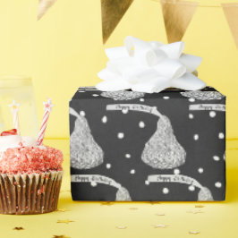 Papel De Regalo Felices Besos De Cumpleaños En Puntos