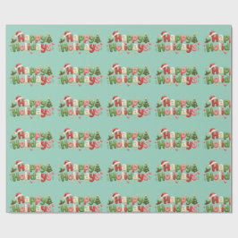 Papel de regalo Felices Fiestas