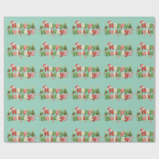 Papel de regalo Felices Fiestas