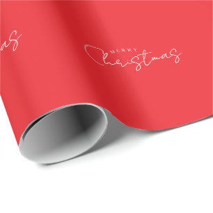 Papel De Regalo Felices Fiestas Navidad Año Nuevo Temporada Rojo