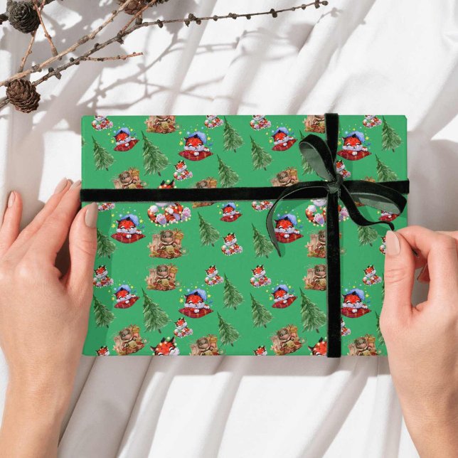 Papel De Regalo Felices Fiestas Navideñas (Subido por el creador)