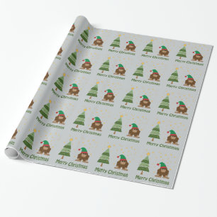 Papel De Regalo Felices Navidad Bigfoot