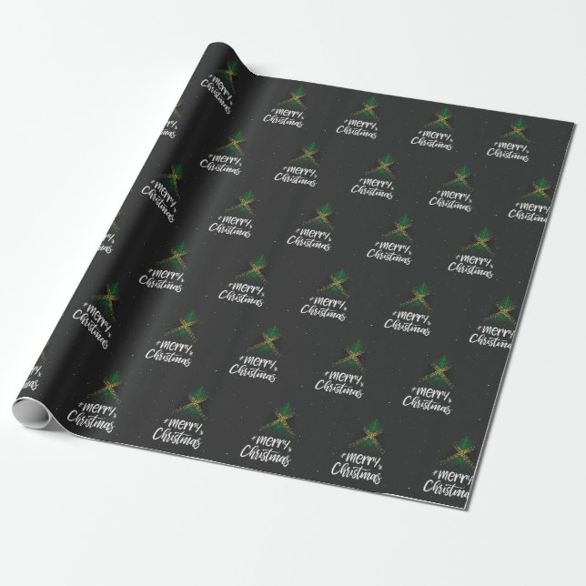 Papel De Regalo Felices Navidad con la bandera de Jamaica (Desenrollado)