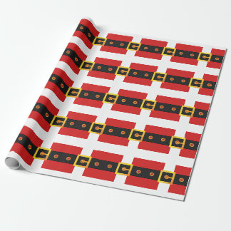 Papel De Regalo Felices Navidad de la correa del juego de HoHoHo