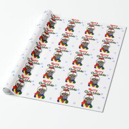 Papel De Regalo Felices Navidad Gumballs