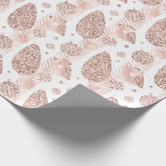 Papel De Regalo Felices vacaciones Decoración de Navidades Purpuri (Esquina)