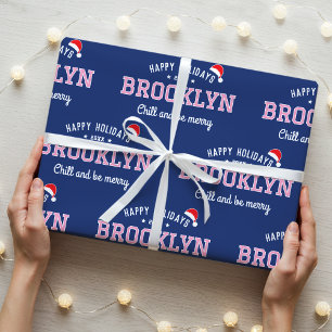 Papel De Regalo Felices vacaciones Navidades de nombres personaliz