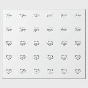 Papel De Regalo Felicidades agregar nombre mensaje boda pareja rec