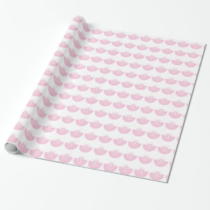 Papel De Regalo Felicidades por el Bautizo de la Nieta Rosa Niño
