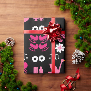 Papel De Regalo Felicitaciones a los Chicas gemelos Stalk Delivery