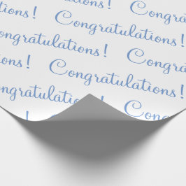 Papel De Regalo Felicitaciones Boda de guiones azules Baby Shower