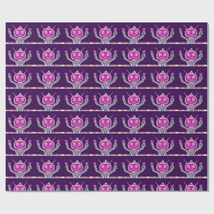 Papel De Regalo Feliz Alien Robot