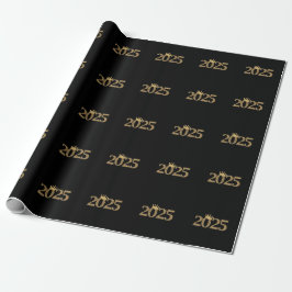 Papel De Regalo Feliz Año Nuevo 2025
