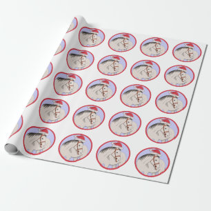 Papel De Regalo Feliz caballo navideño