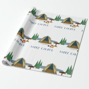 Papel De Regalo Feliz Camper