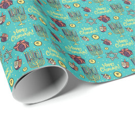 Papel De Regalo Feliz Chanukah