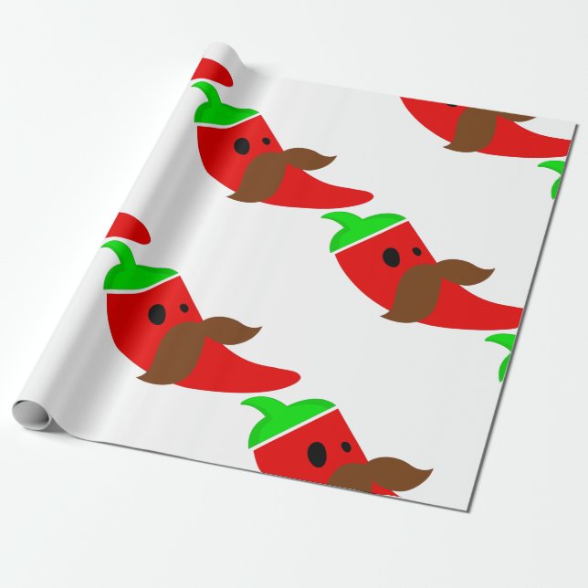 Papel De Regalo feliz cinco de mayo bigote (Desenrollado)