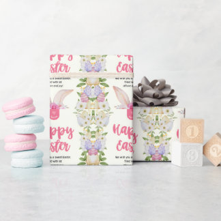 Papel De Regalo Feliz Conejo de Pascua