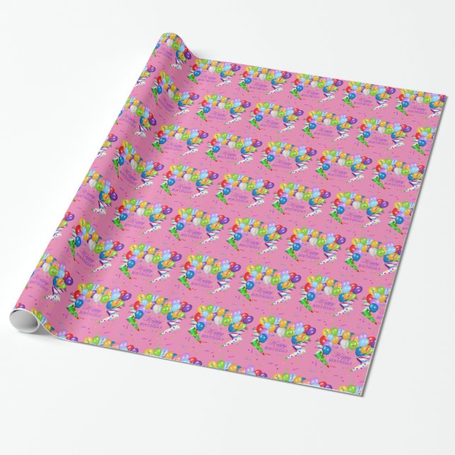 Papel De Regalo Feliz cumpleaños (Desenrollado)