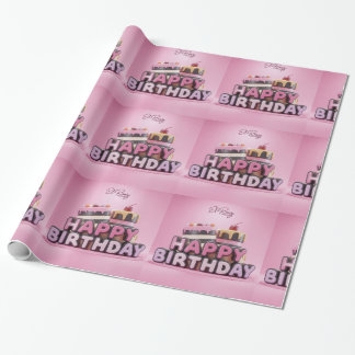 Papel De Regalo Feliz cumpleaños