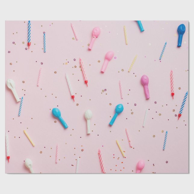 PAPEL DE REGALO FELIZ CUMPLEAÑOS (Superficie plana)