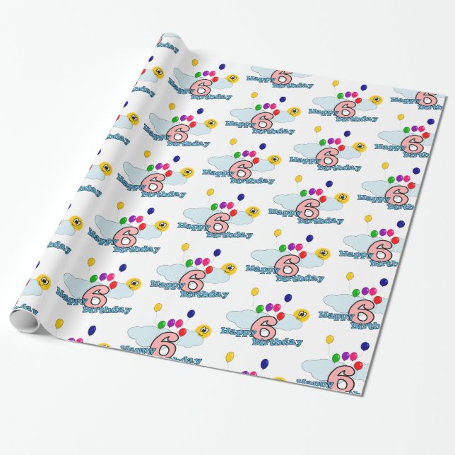 Papel De Regalo Feliz cumpleaños (Desenrollado)