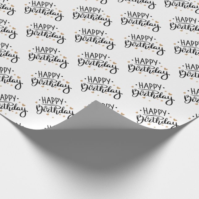 Papel De Regalo Feliz cumpleaños (Esquina)