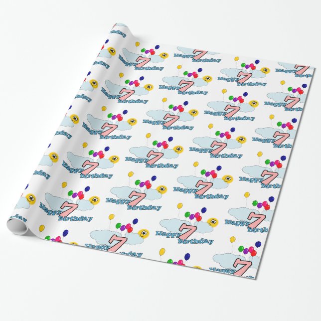Papel De Regalo Feliz cumpleaños (Desenrollado)