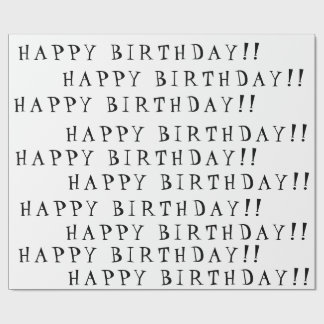 Papel De Regalo Feliz cumpleaños