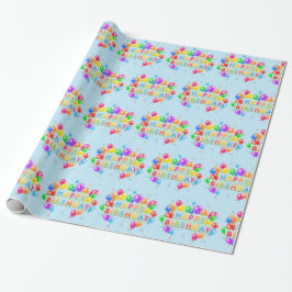 Papel De Regalo Feliz cumpleaños