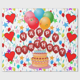 Papel De Regalo ¡Feliz cumpleaños!