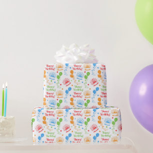 Papel De Regalo Feliz Cumpleaños