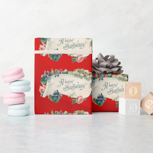 Papel De Regalo Feliz cumpleaños (Baby Shower)