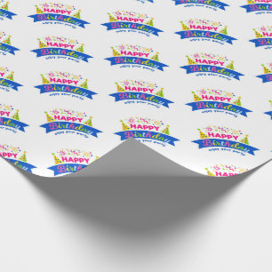 Papel De Regalo Feliz cumpleaños
