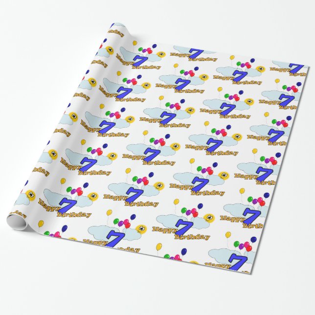 Papel De Regalo Feliz cumpleaños (Desenrollado)