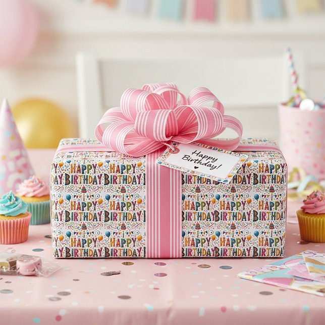 Papel De Regalo Feliz cumpleaños (Subido por el creador)