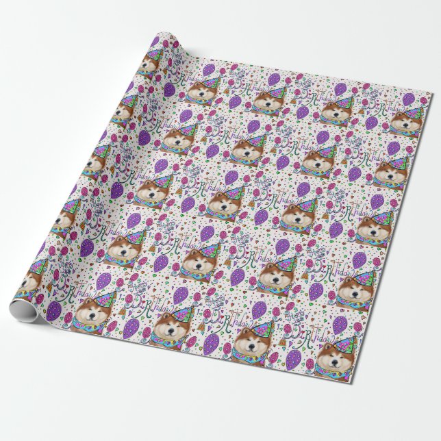 PAPEL DE REGALO FELIZ CUMPLEAÑOS (Desenrollado)