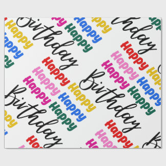 PAPEL DE REGALO FELIZ CUMPLEAÑOS