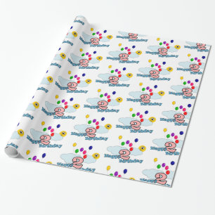 Papel De Regalo Feliz cumpleaños
