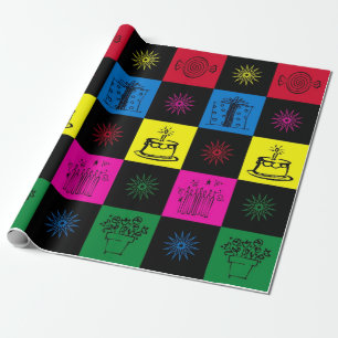 Papel De Regalo Feliz cumpleaños