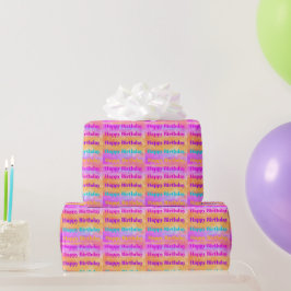 Papel de Regalo Feliz Cumpleaños