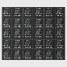 FELIZ CUMPLEAÑOS 65; estilo Art Deco con nombre pe